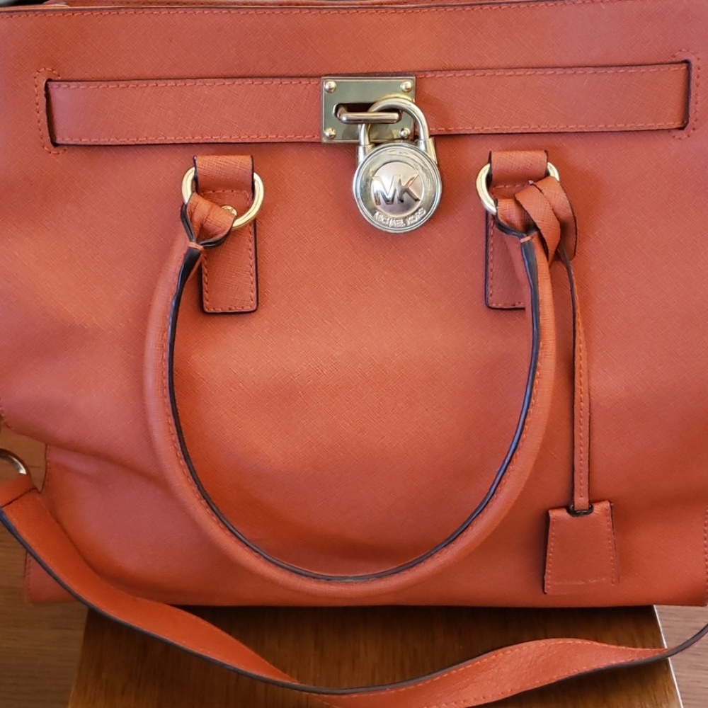 Michael Kors Hamilton Saffiano Leather Satchel